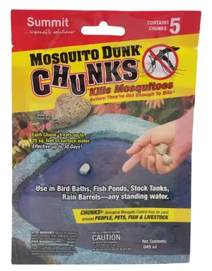 SUMMIT, 'MOSQUITO CHUNKS 5 pak. .049 oz.