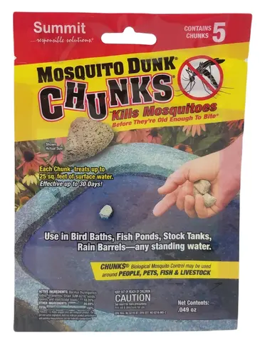 SUMMIT, 'MOSQUITO CHUNKS 5 pak. .049 oz.