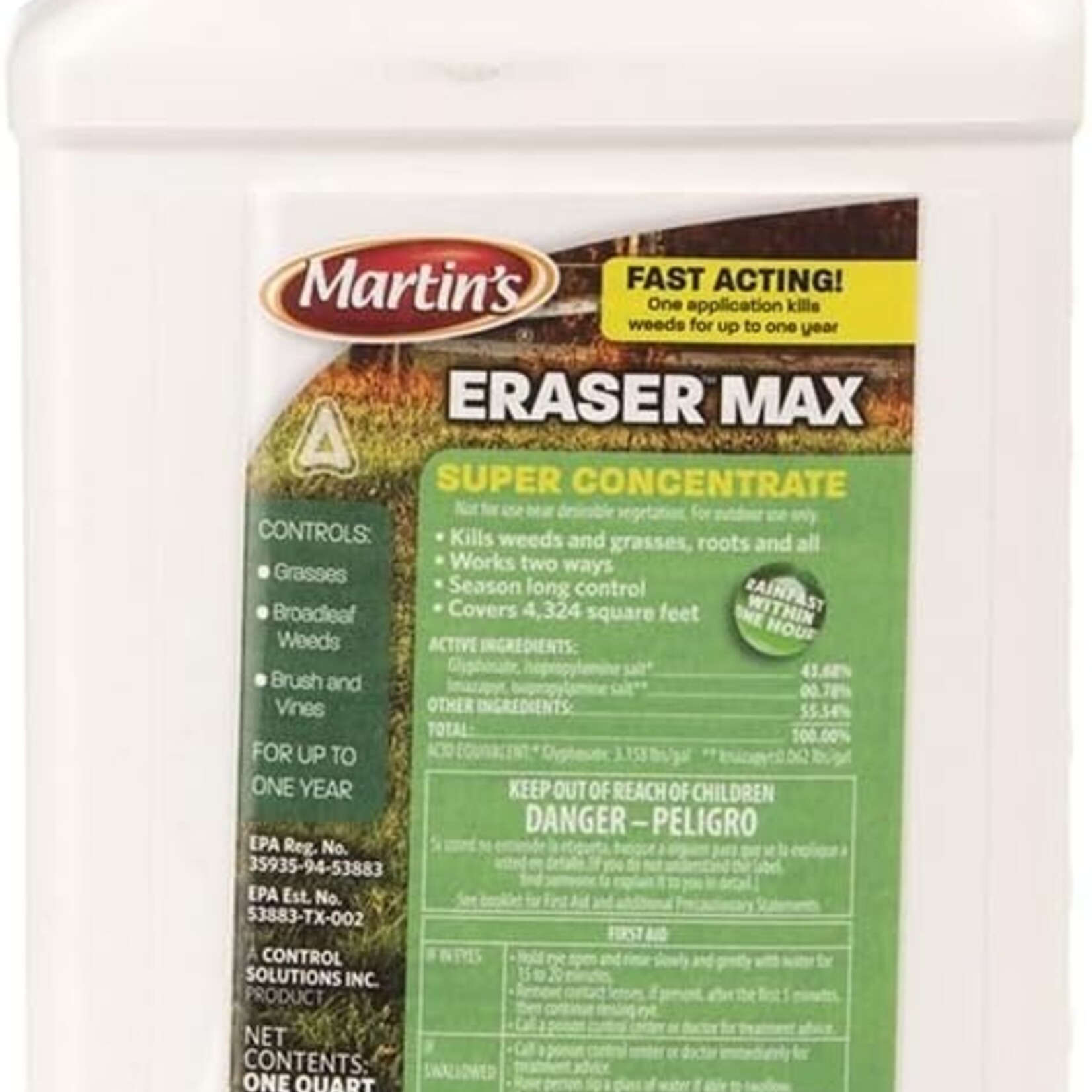 MARTINS, 'ERASER MAXX SUPER CONC. 1 qt.