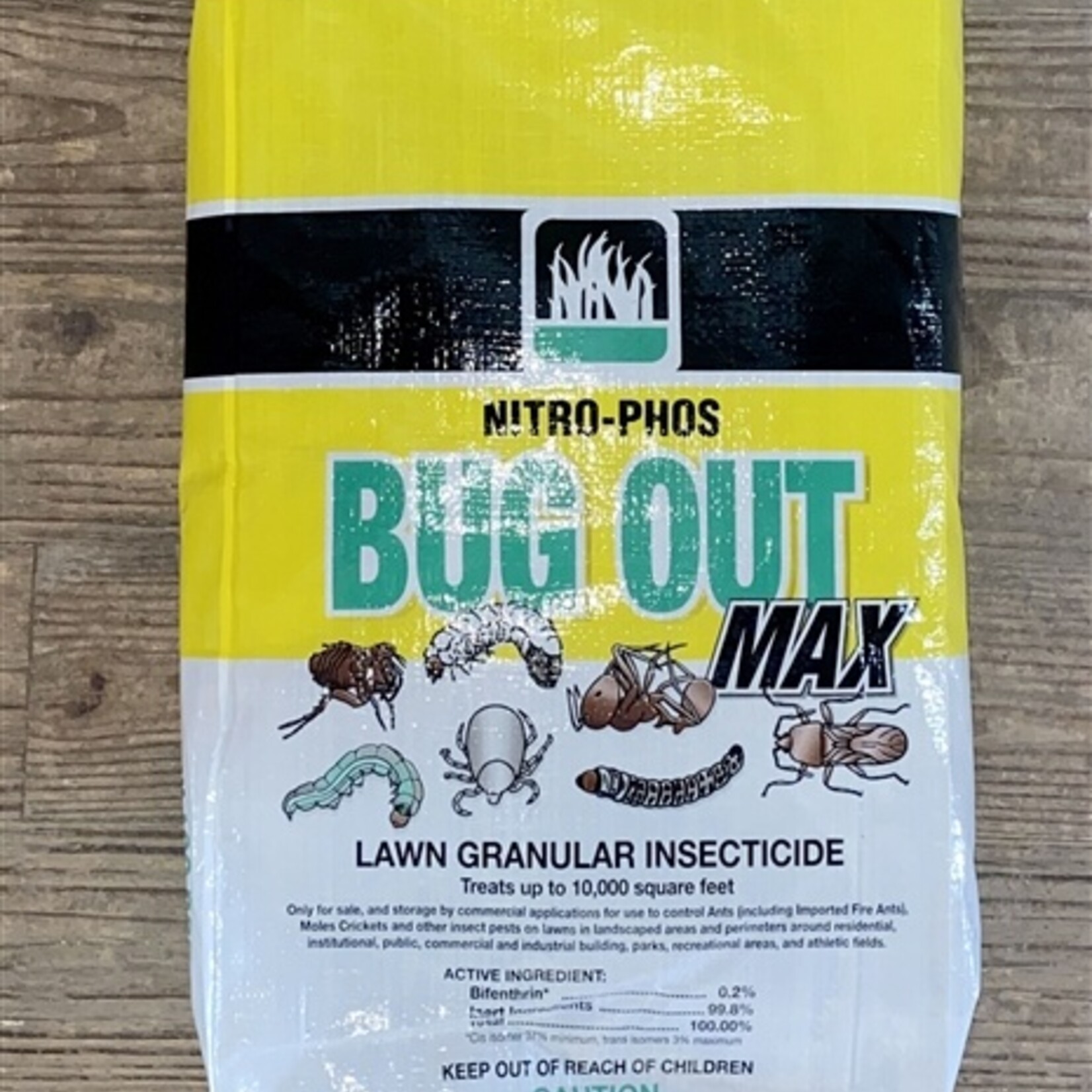 NITRO PHOS, 'BUG OUT MAX BUGOUT' 20LBS (UP TO 10,000 SQ FT)