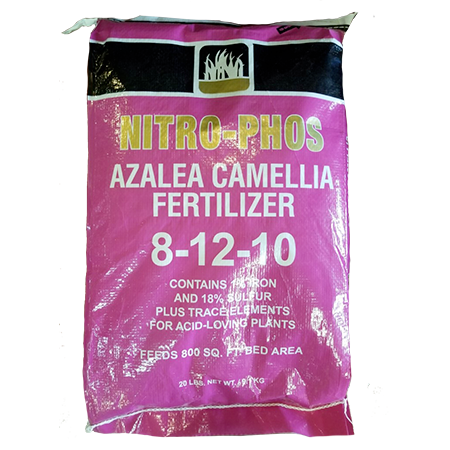 NITRO PHOS, 'AZALEA & CAMELLIA FERTILIZER' 20LBS