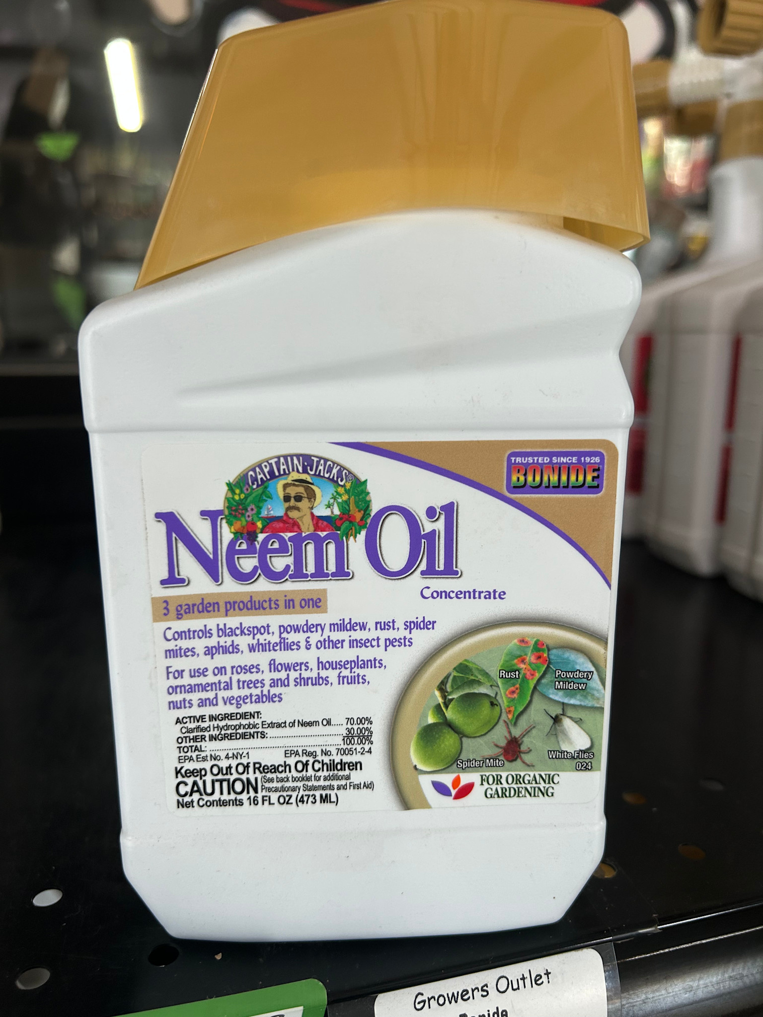 BONIDE, 'NEEM OIL CONCENTRATE' 16OZ