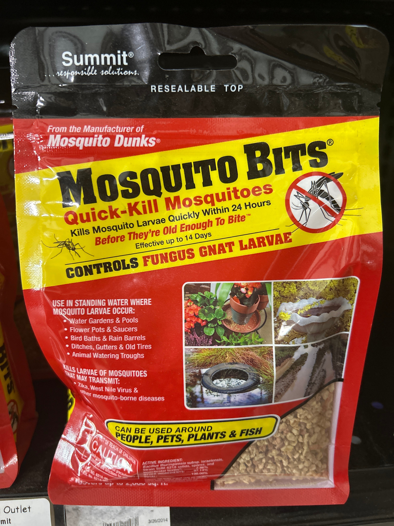 SUMMIT, 'MOSQUITO BITS  8oz.
