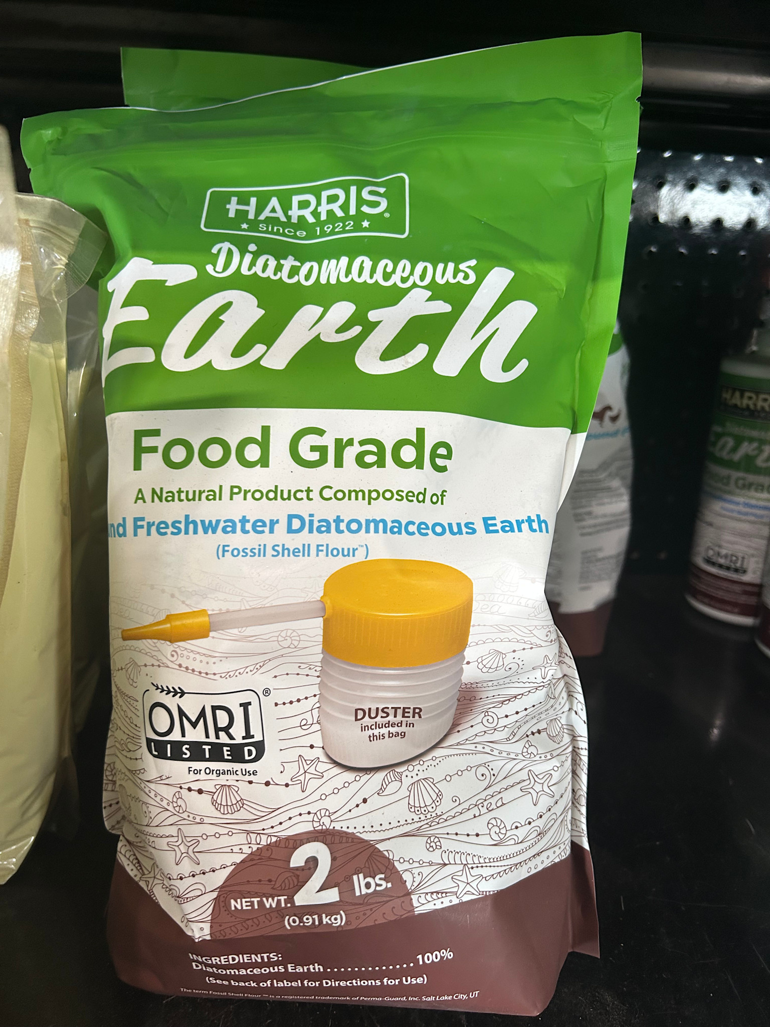 HARRIS DIATOMACEOUS EARTH FOOD GRADE 2LB.