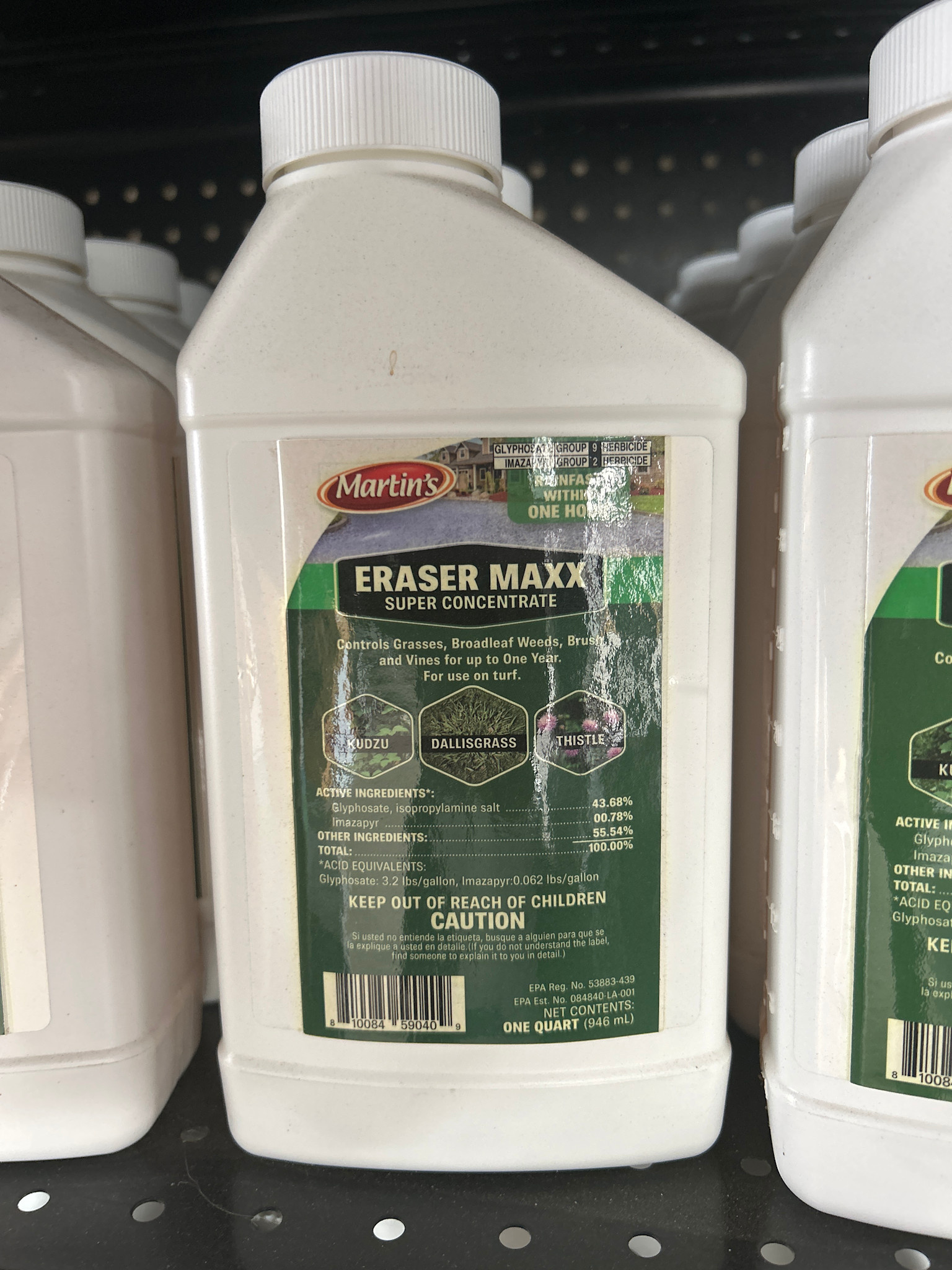 MARTINS, 'ERASER MAXX SUPER CONC. 1 qt.