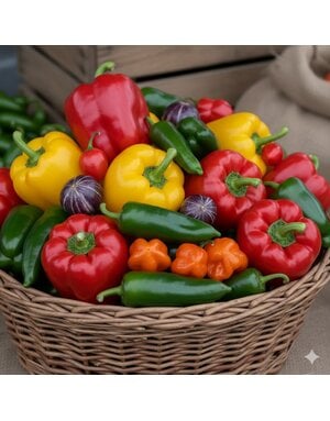 PEPPER PLANTS, 4" $2.99 ea. NOT SOLD ONLINE