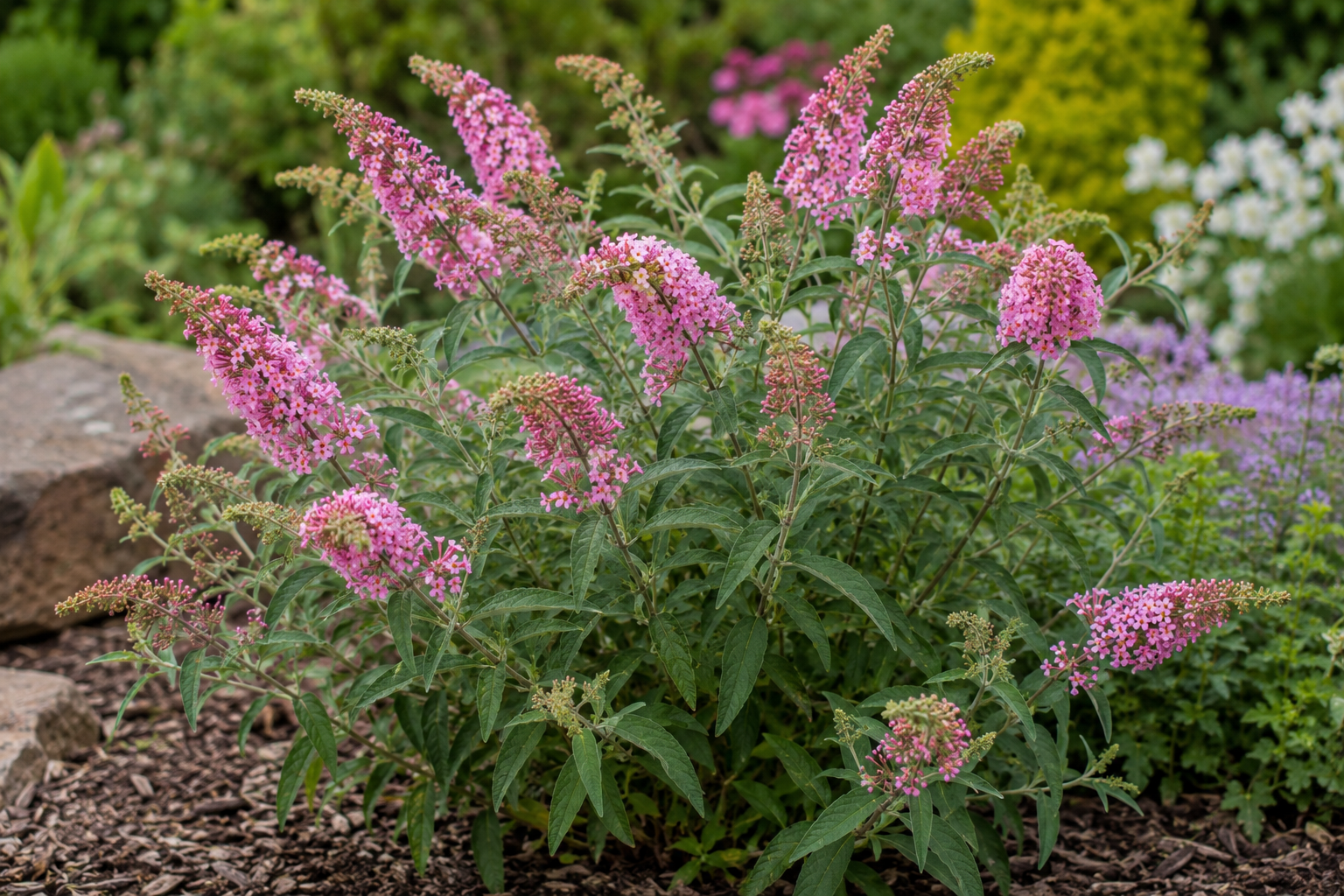 BUDDLEIA, 'PINK DELIGHT', BUTTERFLY BUSH, 3G
