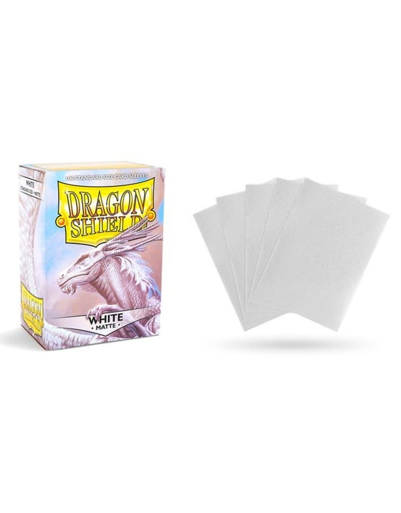 Arcane Tinmen Dragon Shield Standard Matte: White (100)