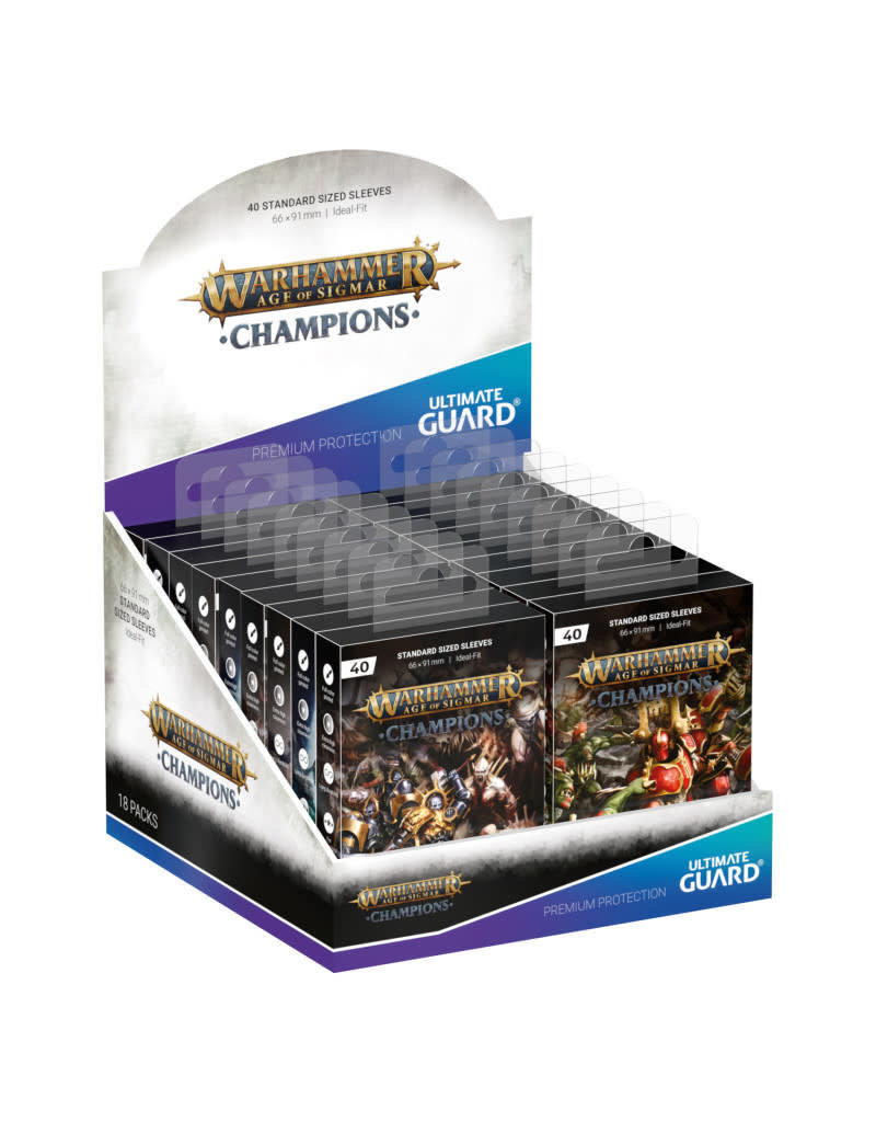 Ultimate Guard Warhammer AOS Champions Sleeves - Destruction vs Death