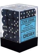 Chessex (CHX) Speckled Stealth 12mm D6 Set (36)