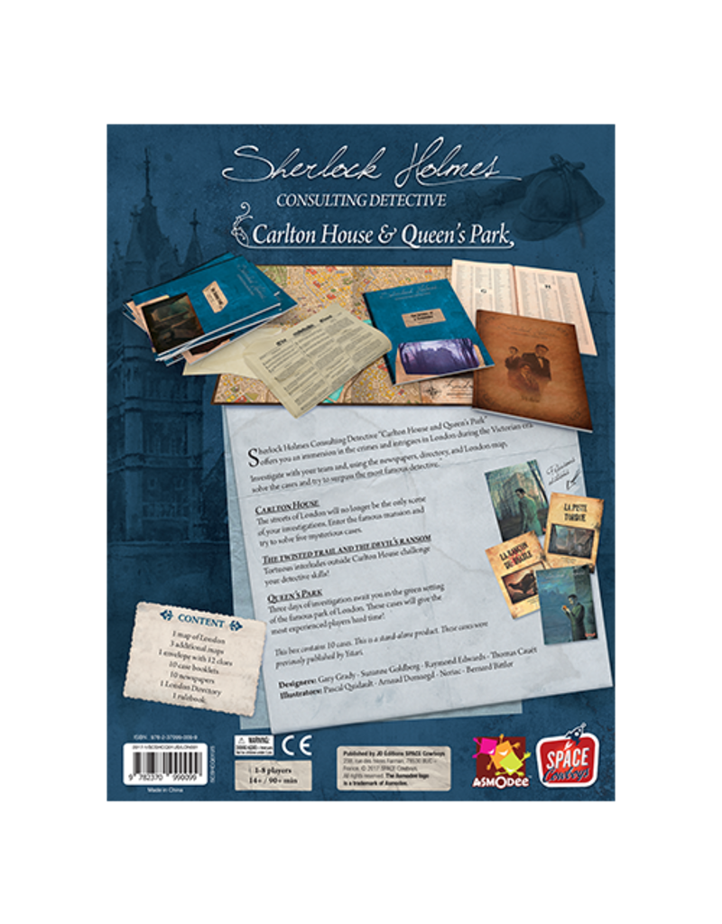 Asmodee Sherlock Holmes: Consulting Detective: Carlton House and Queen's Park