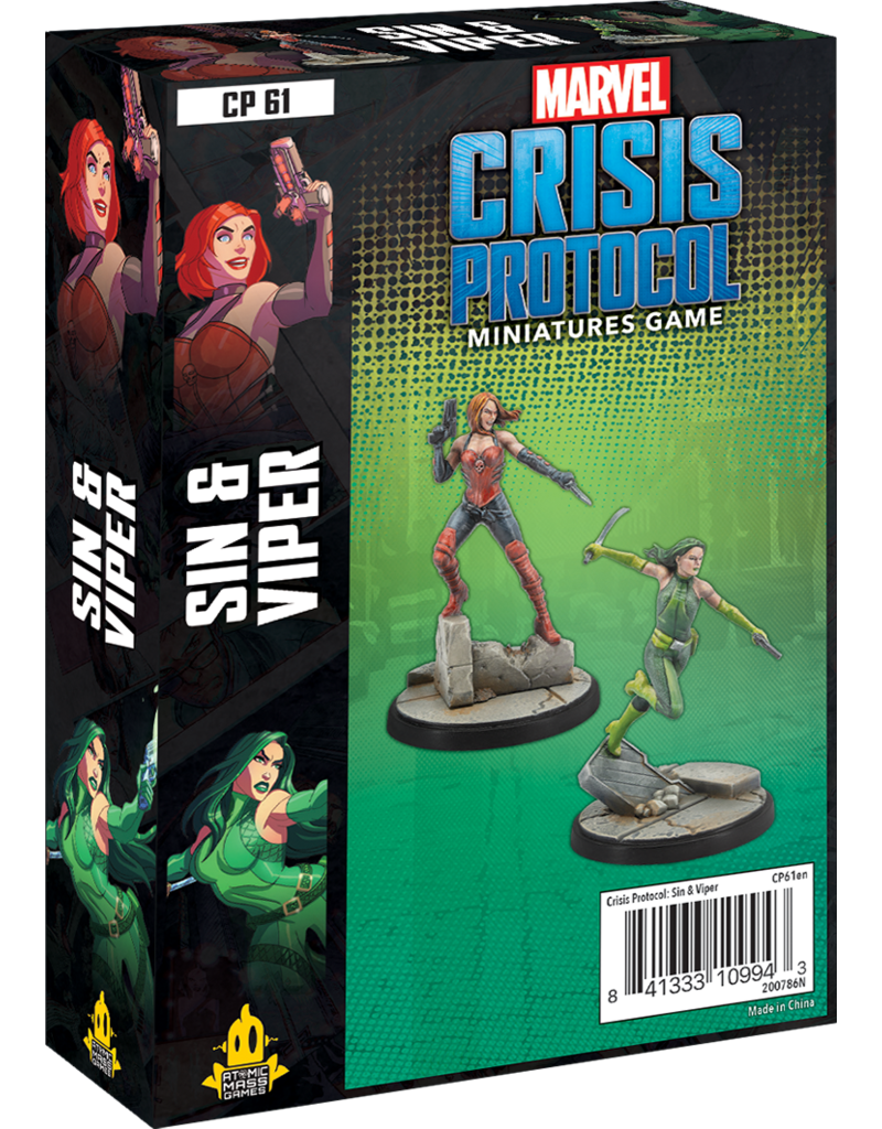 Asmodee Marvel Crisis Protocol - Sin & Viper