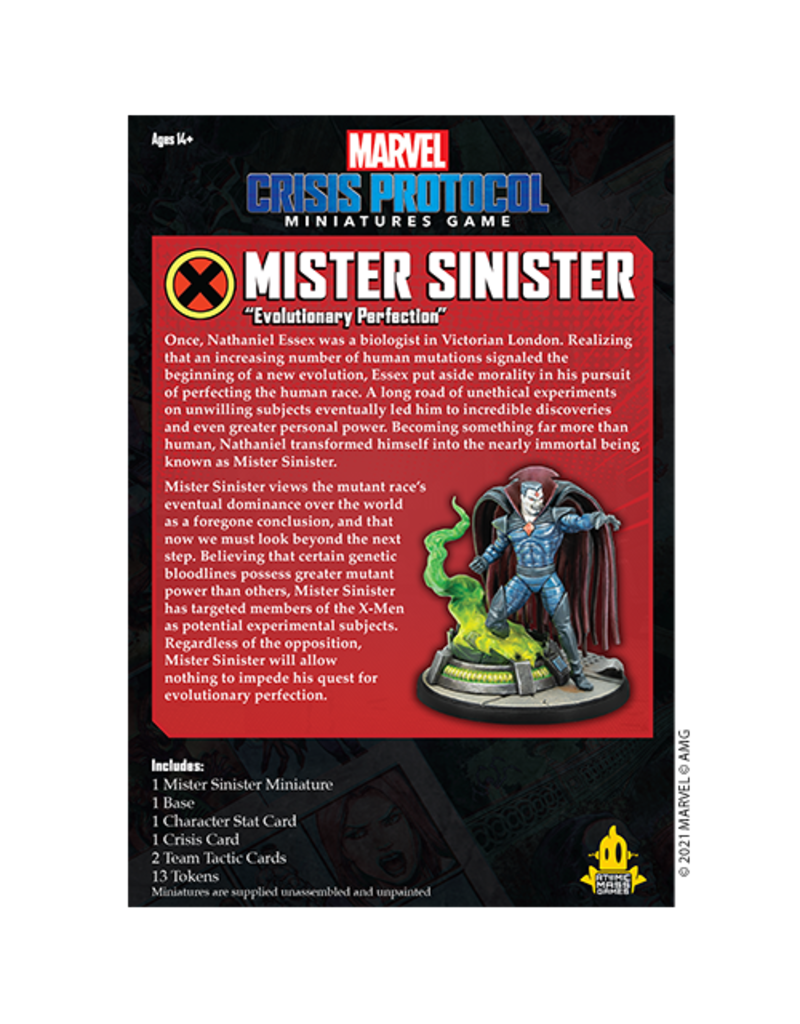 Asmodee Marvel Crisis Protocol - Mister Sinister