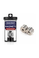 Magcraft Rare Earth Magnets: Ring - 3/4" x 1/5" x 1/8" (6)