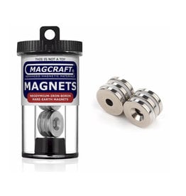 Magcraft Rare Earth Magnets: Ring - 3/4" x 1/5" x 1/8" (6)