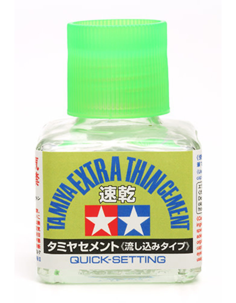 Tamiya Tamiya Extra Thin Cement - Quick Setting (40ml)