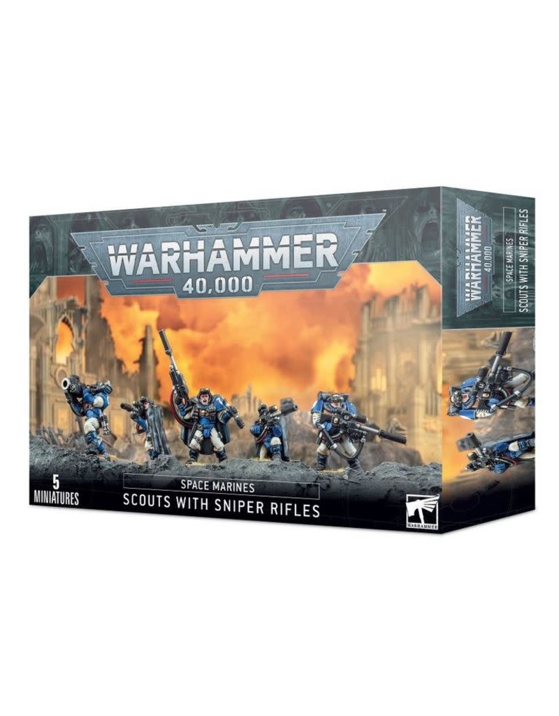 Games Workshop Space Marines: Scouts w Sniper Rifles