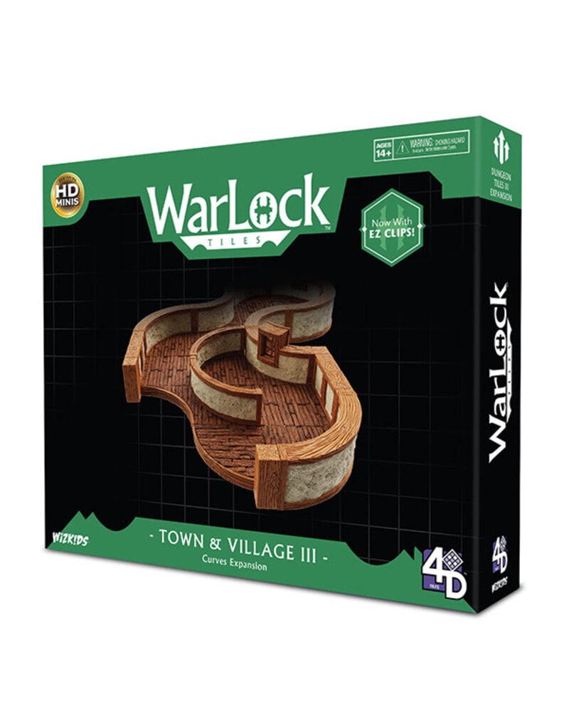WizKids WarLock Tiles: Town & Village III - Plaster Curves