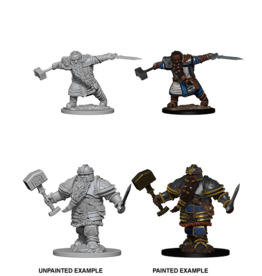 WizKids D&D Minis: W01 Dwarf Male Fighter