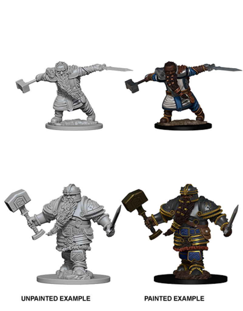 WizKids D&D Minis: W01 Dwarf Male Fighter