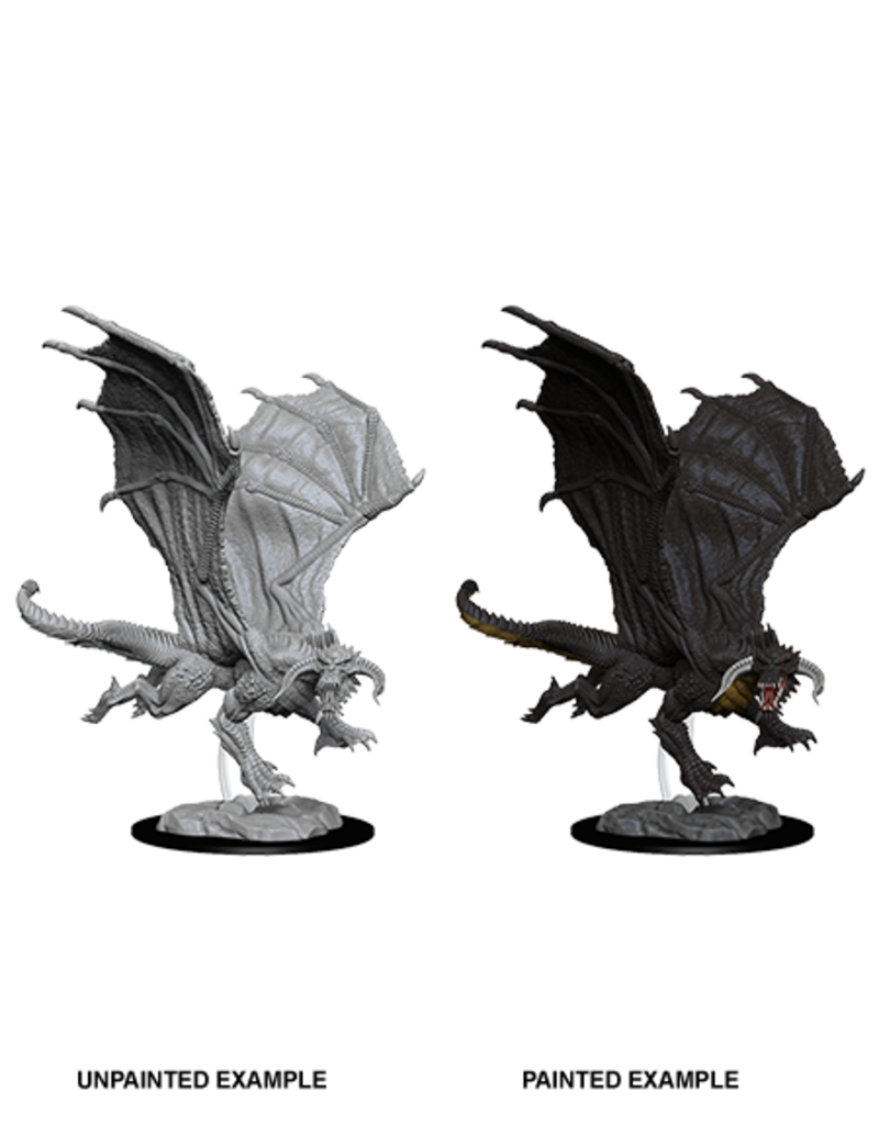 WizKids D&D Minis: W08 Young Black Dragon