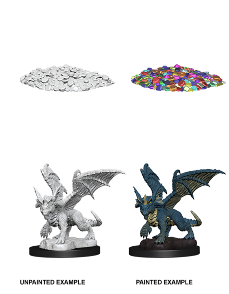 WizKids D&D Minis: W10 Blue Dragon Wyrmling