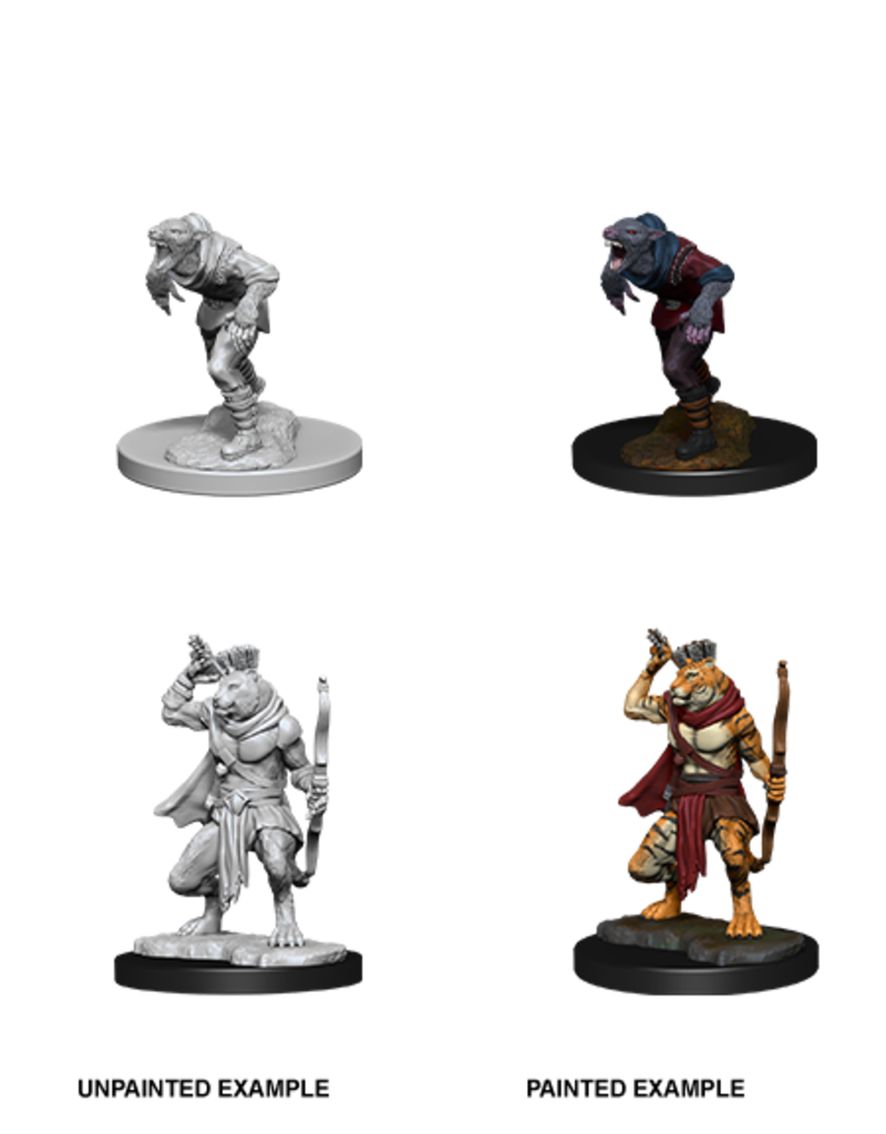 WizKids D&D Minis: W11 Wererat & Weretiger