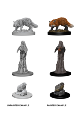 WizKids Pathfinder Minis: W01 Familiars (Fox, Bat and Badger)