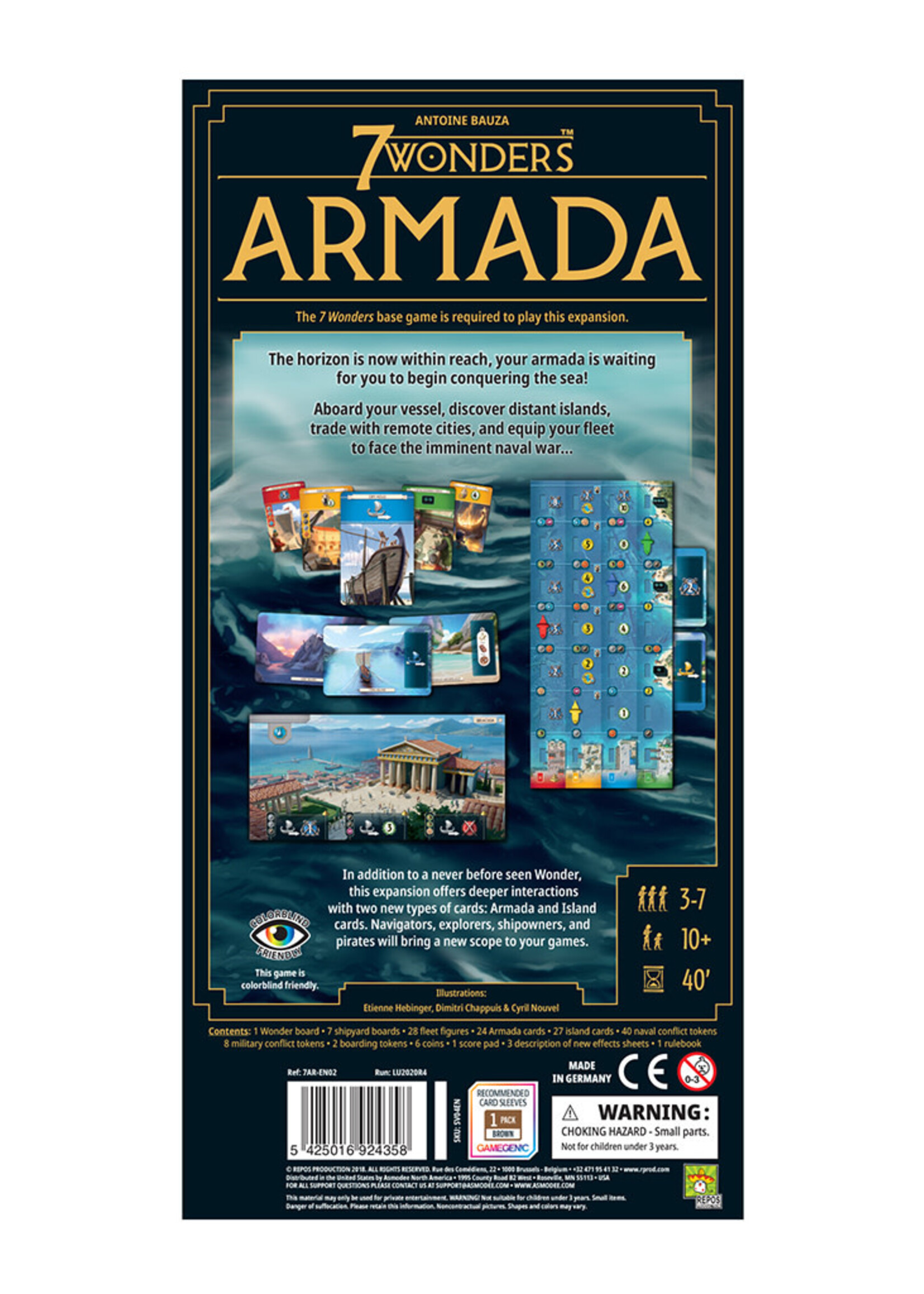 Asmodee 7 Wonders (2E): Armada