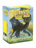Arcane Tinmen Dragon Shield Standard Matte Dual: Yellow & Silver (100)