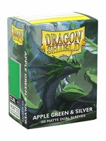 Arcane Tinmen Dragon Shield Standard Matte Dual:  Apple & Silver (100)