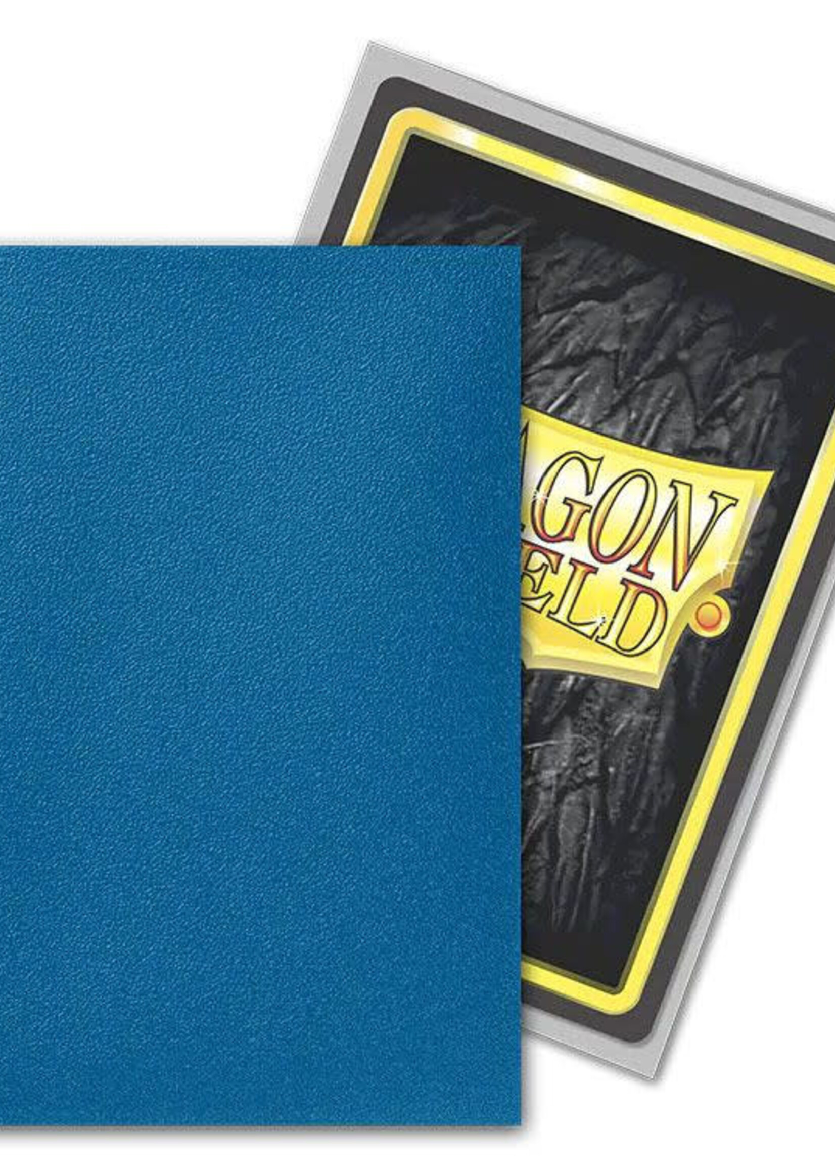 Arcane Tinmen Dragon Shield Standard Matte Dual: Cobalt Blue & Silver (100)