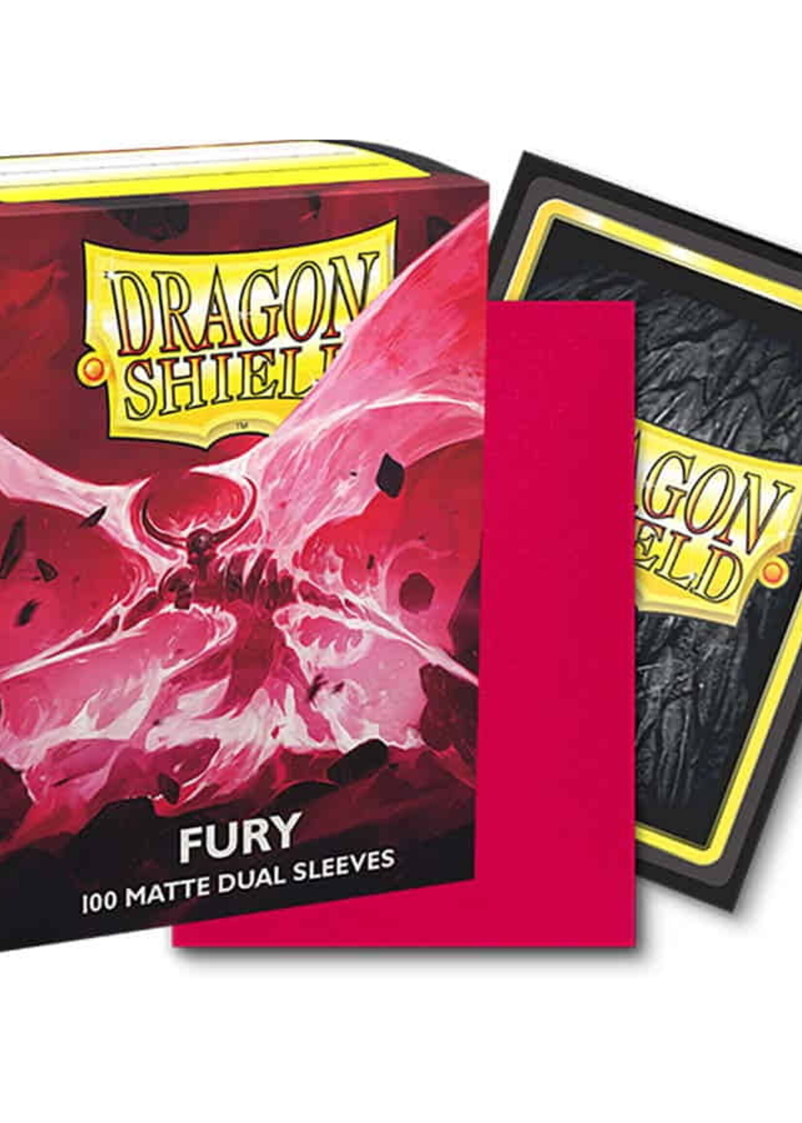 Arcane Tinmen Dragon Shield Standard Matte Dual: Fury (100)