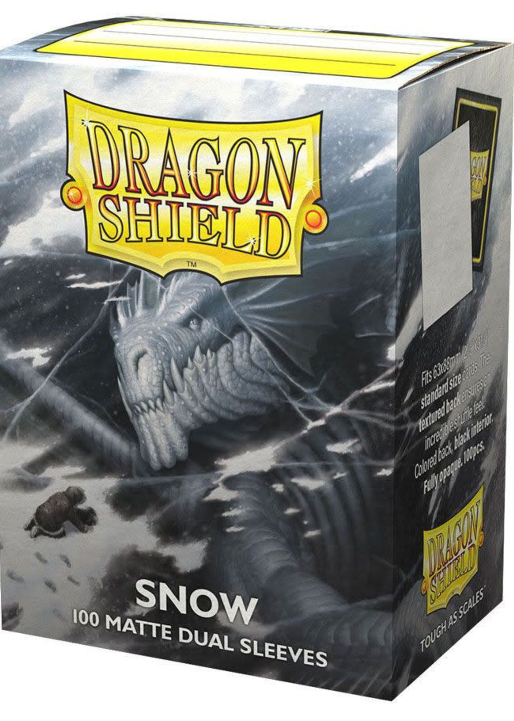 Arcane Tinmen Dragon Shield Standard Matte Dual: Snow (100)