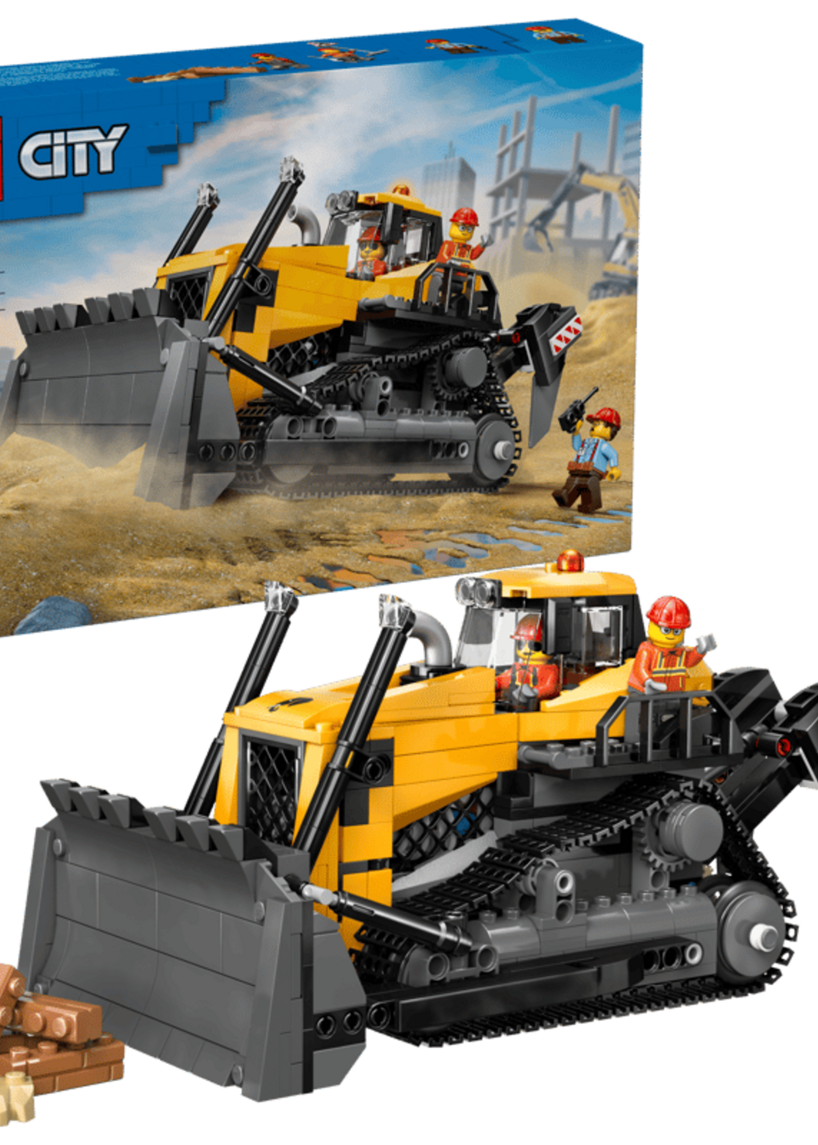 LEGO City: Yellow Bulldozer with Front Loader