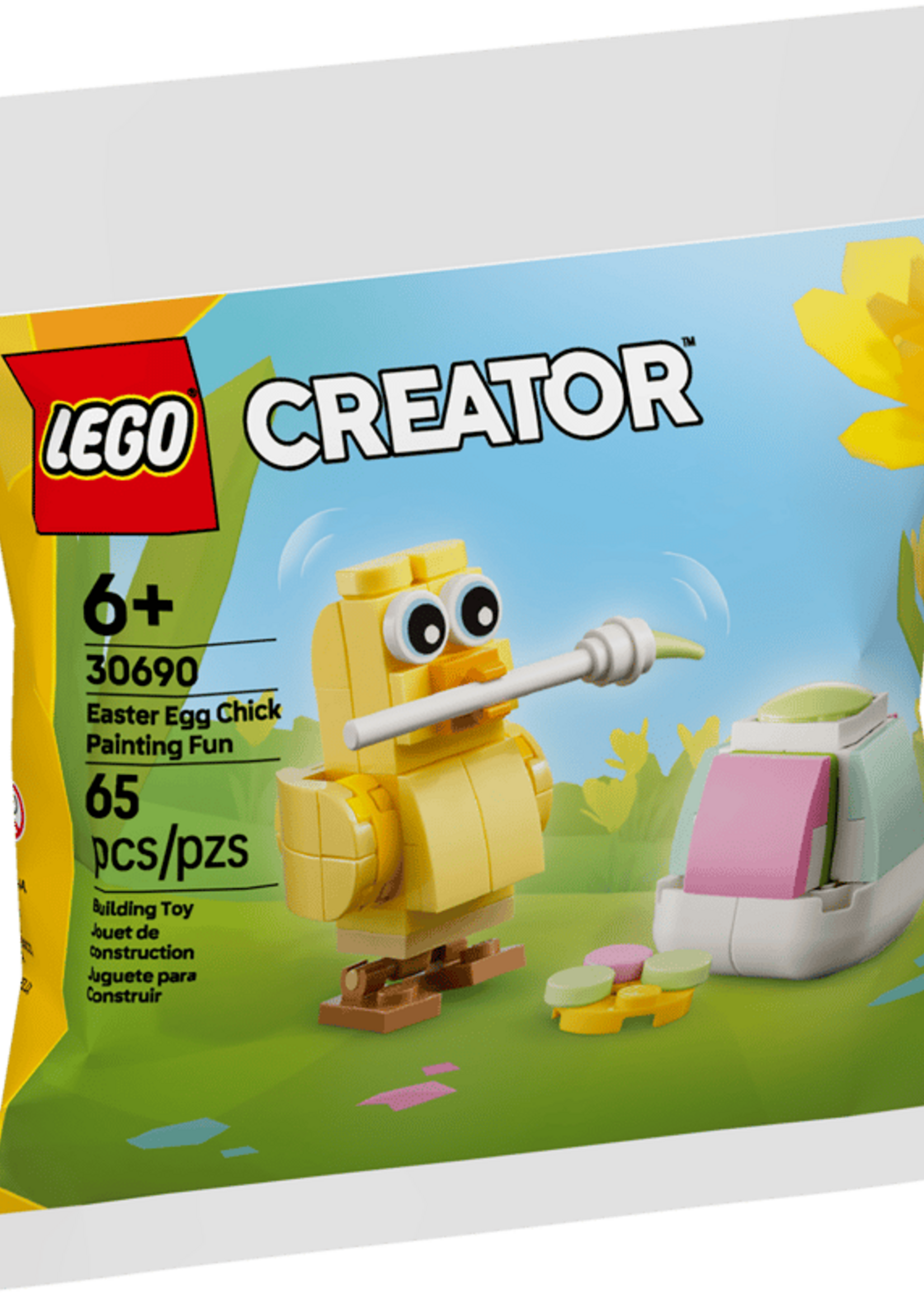 LEGO Easter Egg Chick Painting Fun