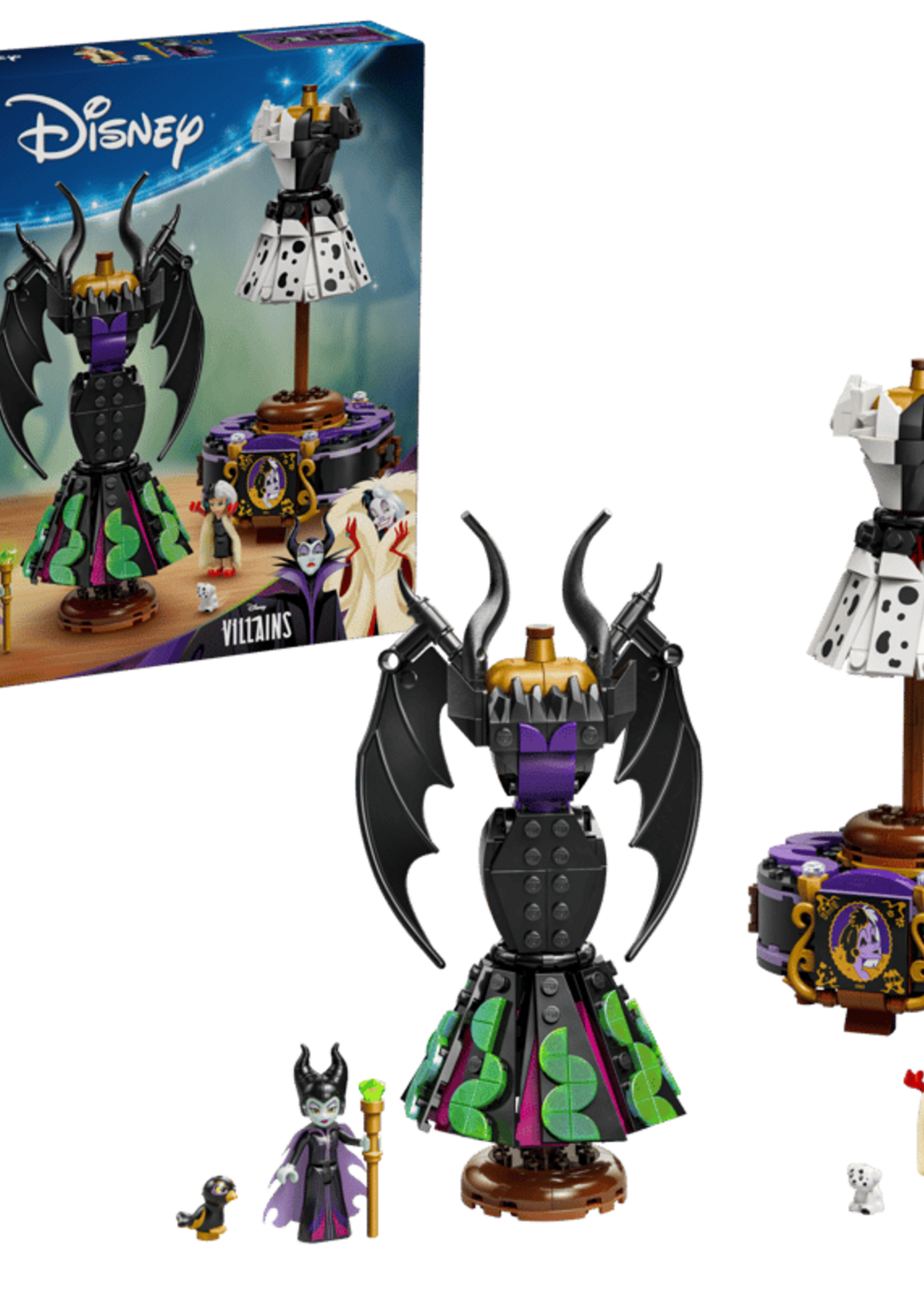 LEGO Disney: Maleficent's and Cruella De Vil's Dresses