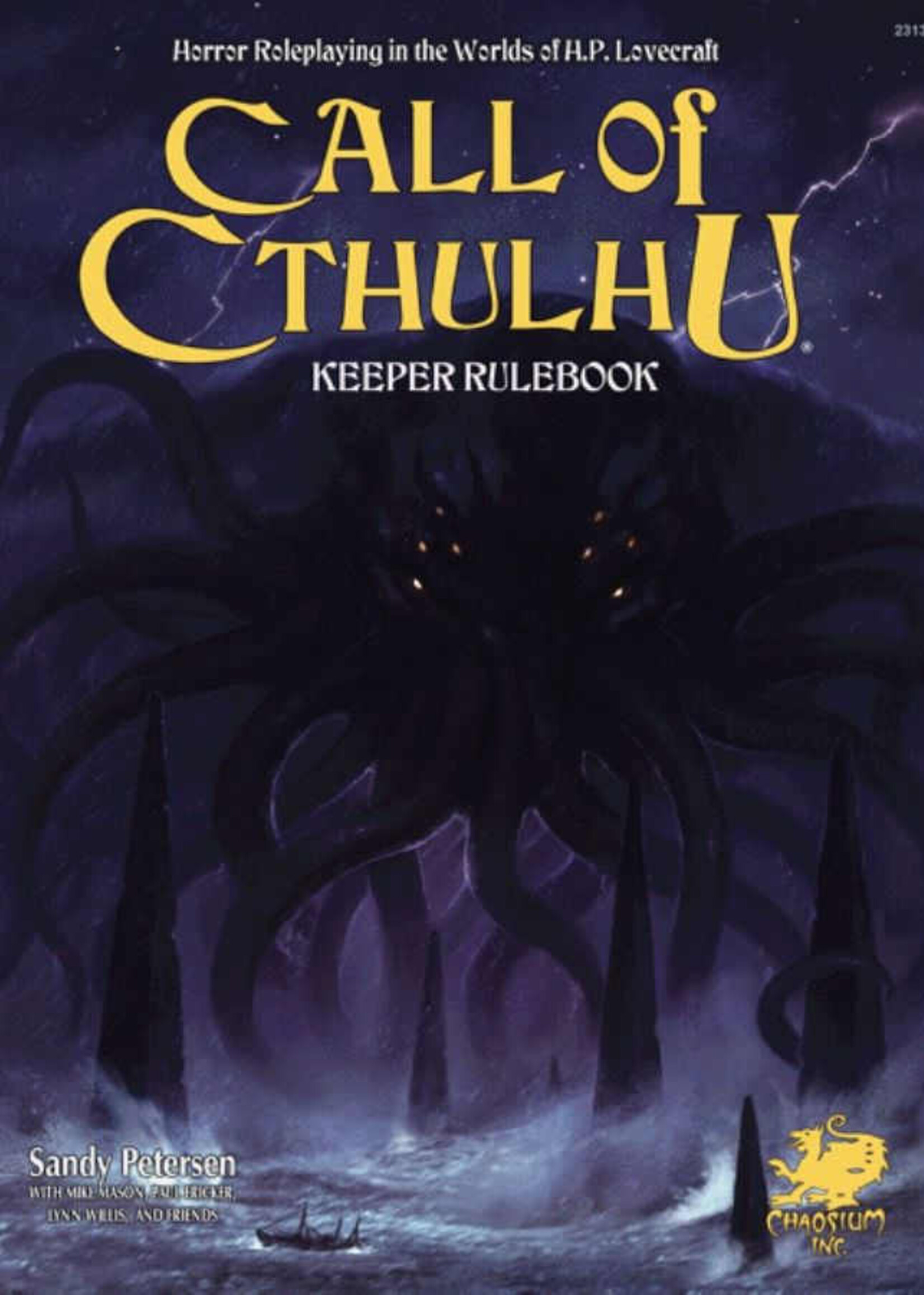 Chaosium Call of Cthulhu 7e RPG: Keeper Rulebook