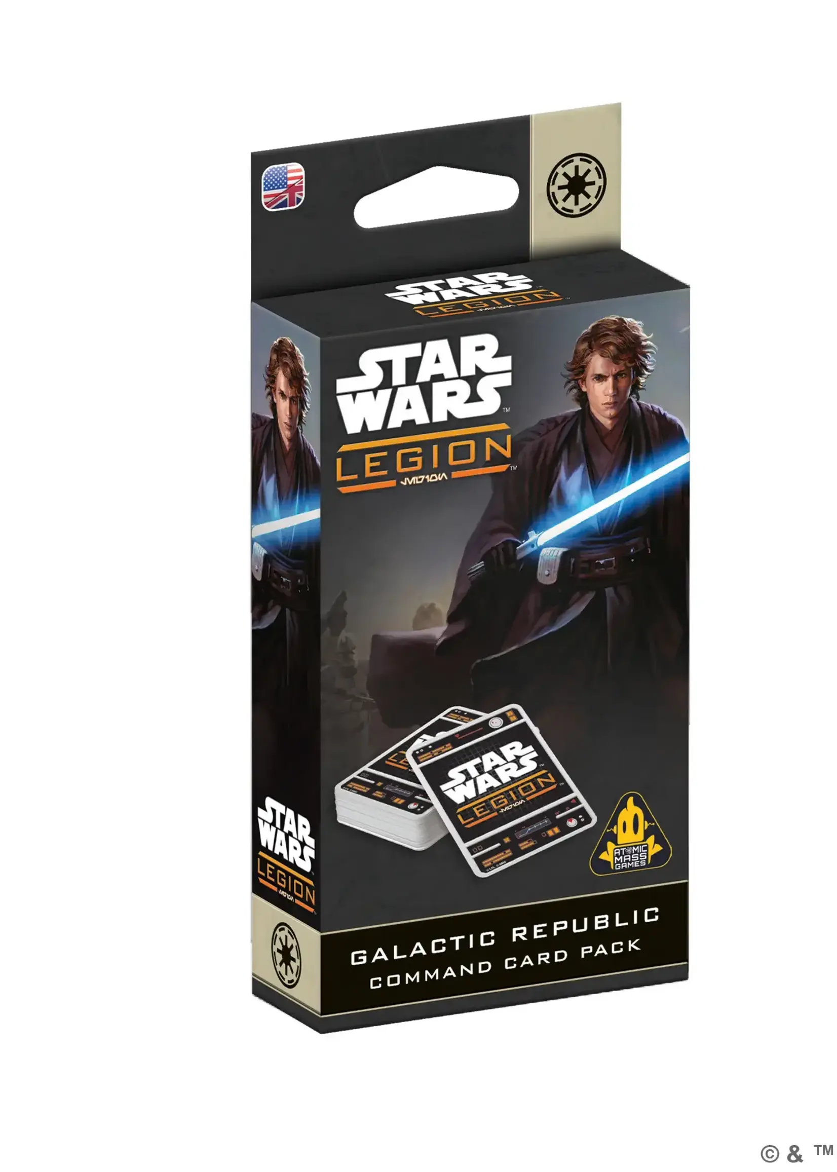 Asmodee Star Wars: Legion - Galactic Republic Command Card Pack