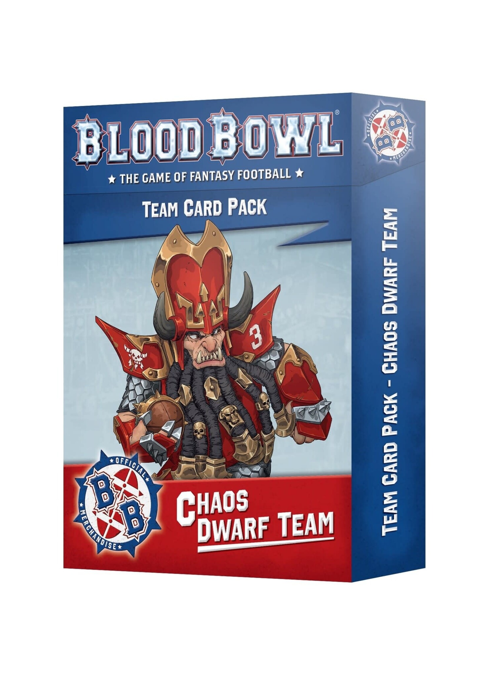 Games Workshop (GW) Blood Bowl Chaos Dwarf Cards
