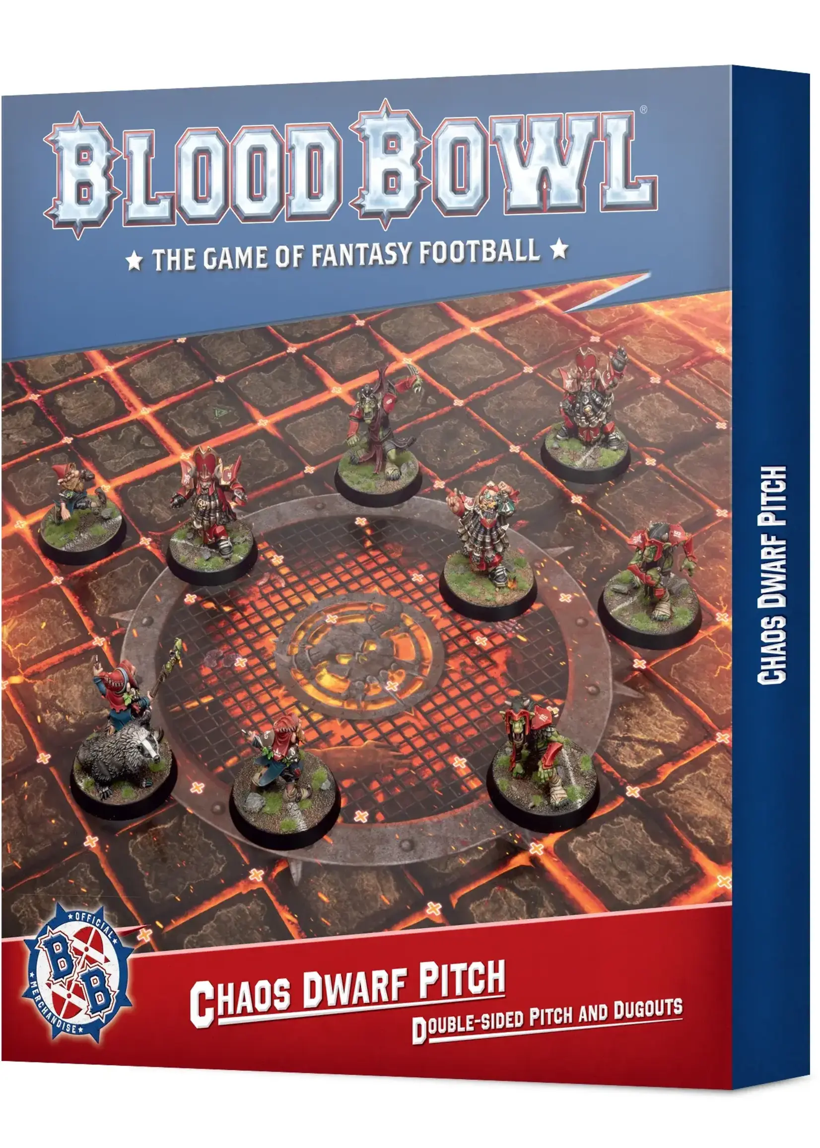 Games Workshop (GW) Blood Bowl Chaos Dwarf Pitch