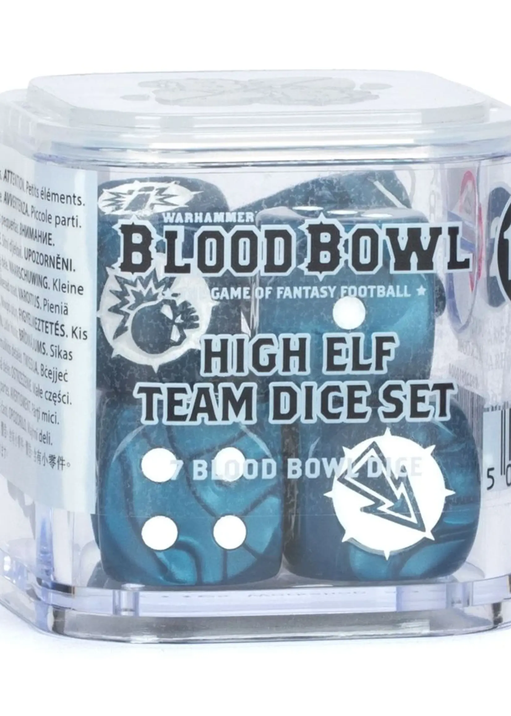 Games Workshop (GW) Blood Bowl: High Elf Dice