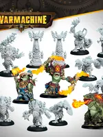 Steamforged Games LTD Warmachine: Southern Kriels Fire Tongue Warriors Command Cadre