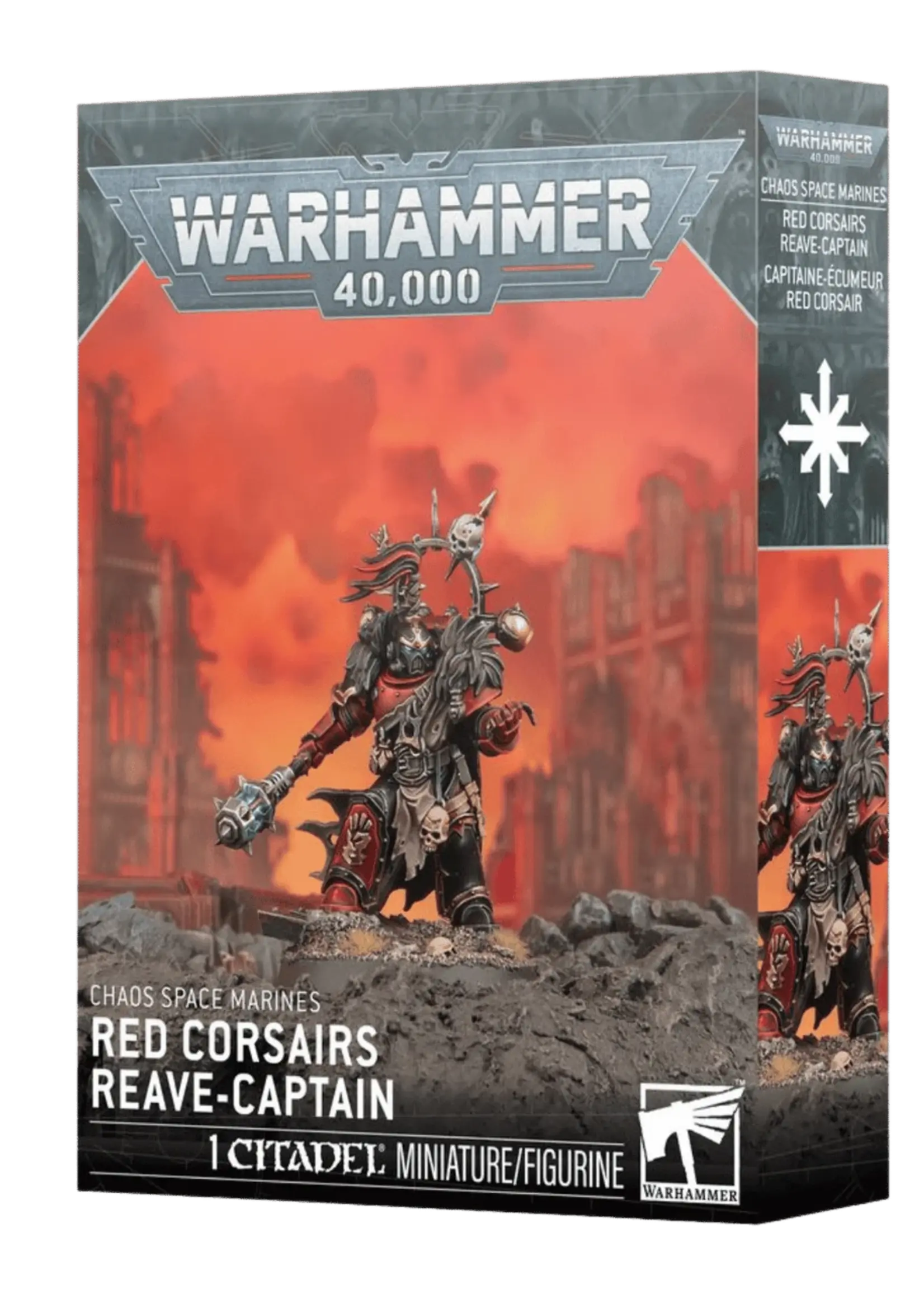 Games Workshop (GW) Chaos Space Marine: Red Corsairs Reave-captain