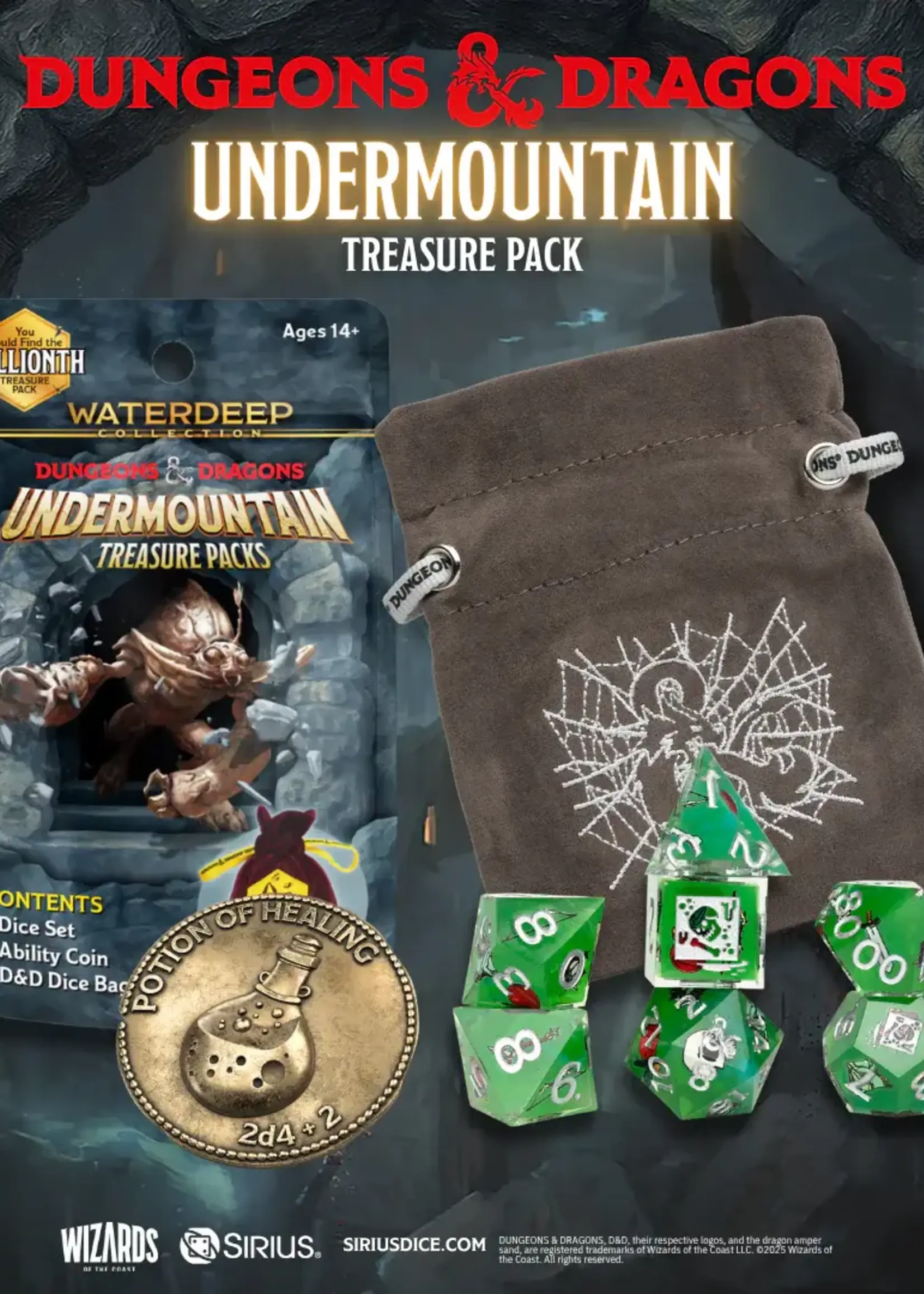Sirius Dice D&D Undermountain Treasure