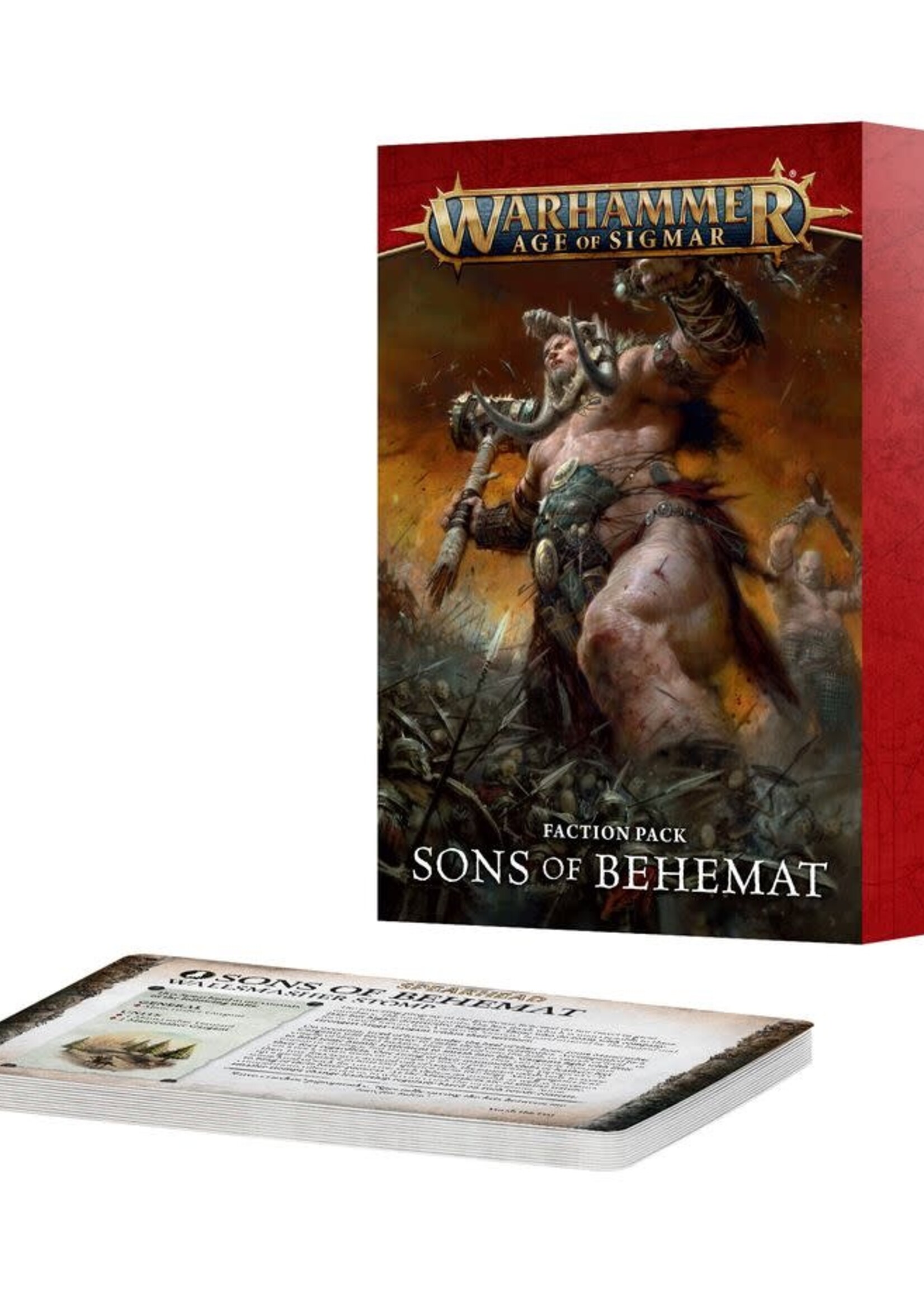 Games Workshop (GW) Sons of Behemat: Faction Pack (4E)