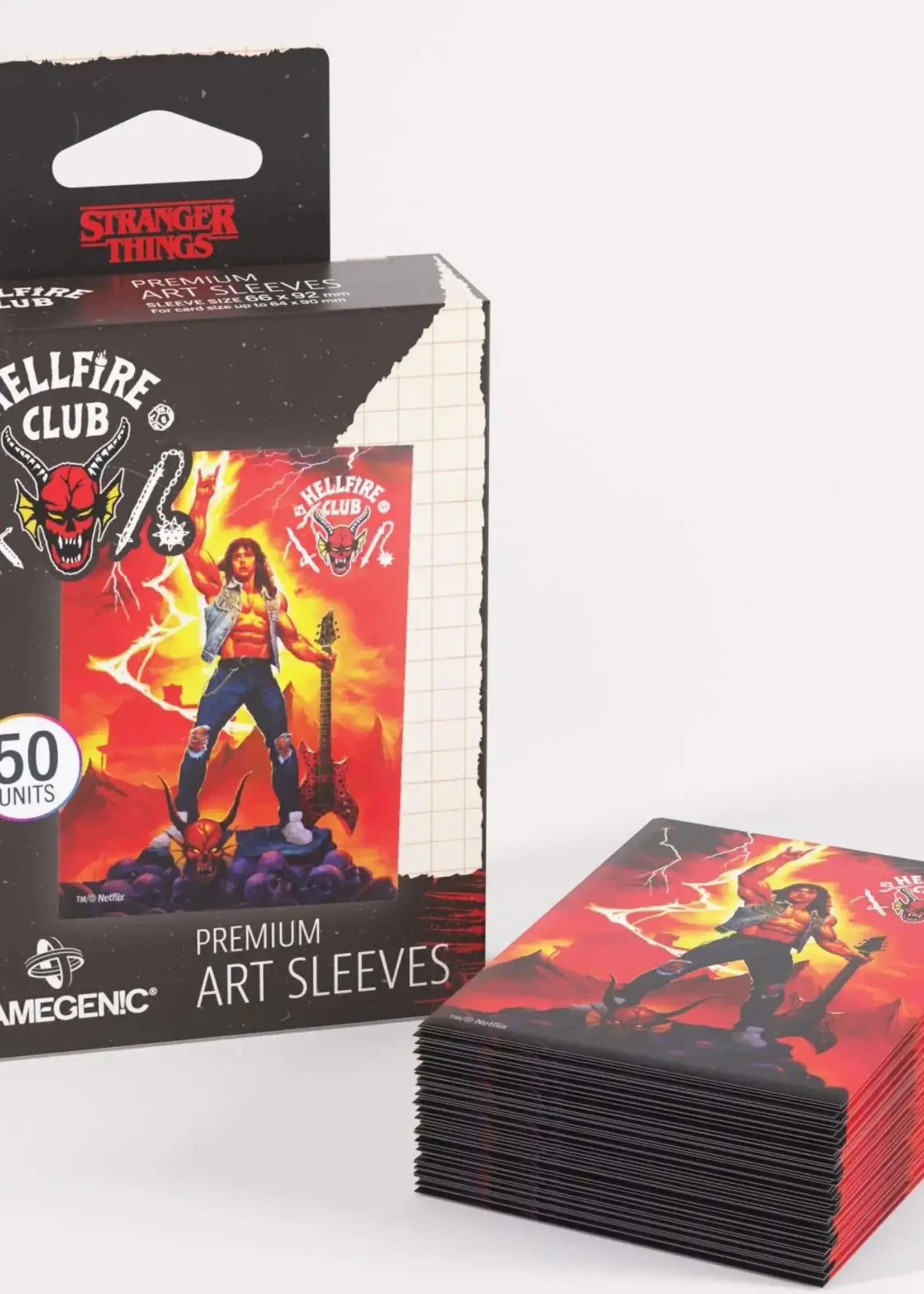Gamegenic Stranger Things - Hellfire Club Art Sleeves Eddie Munson