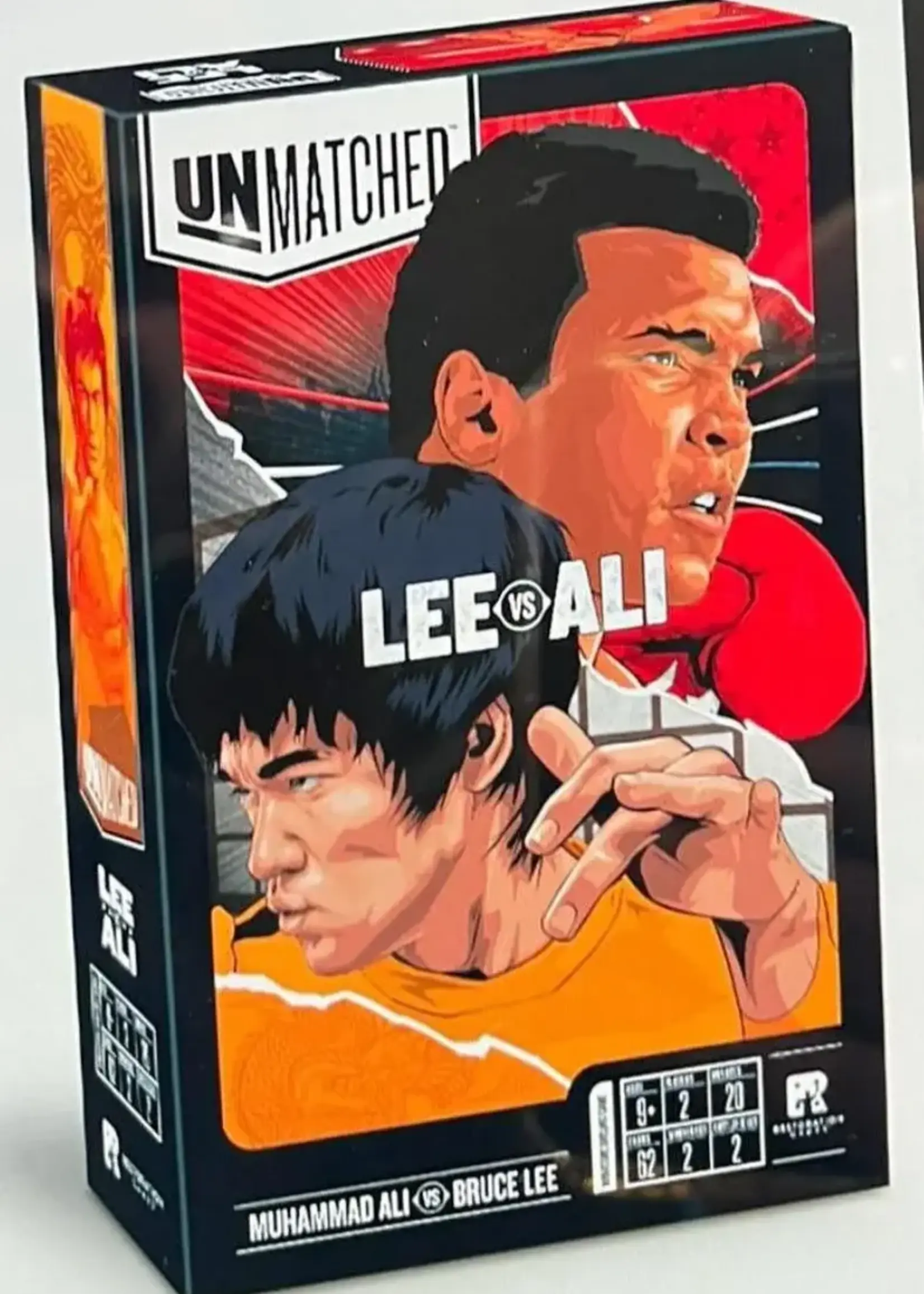 Restoration Games Unmatched Muhammad Ali vs. Bruce Lee