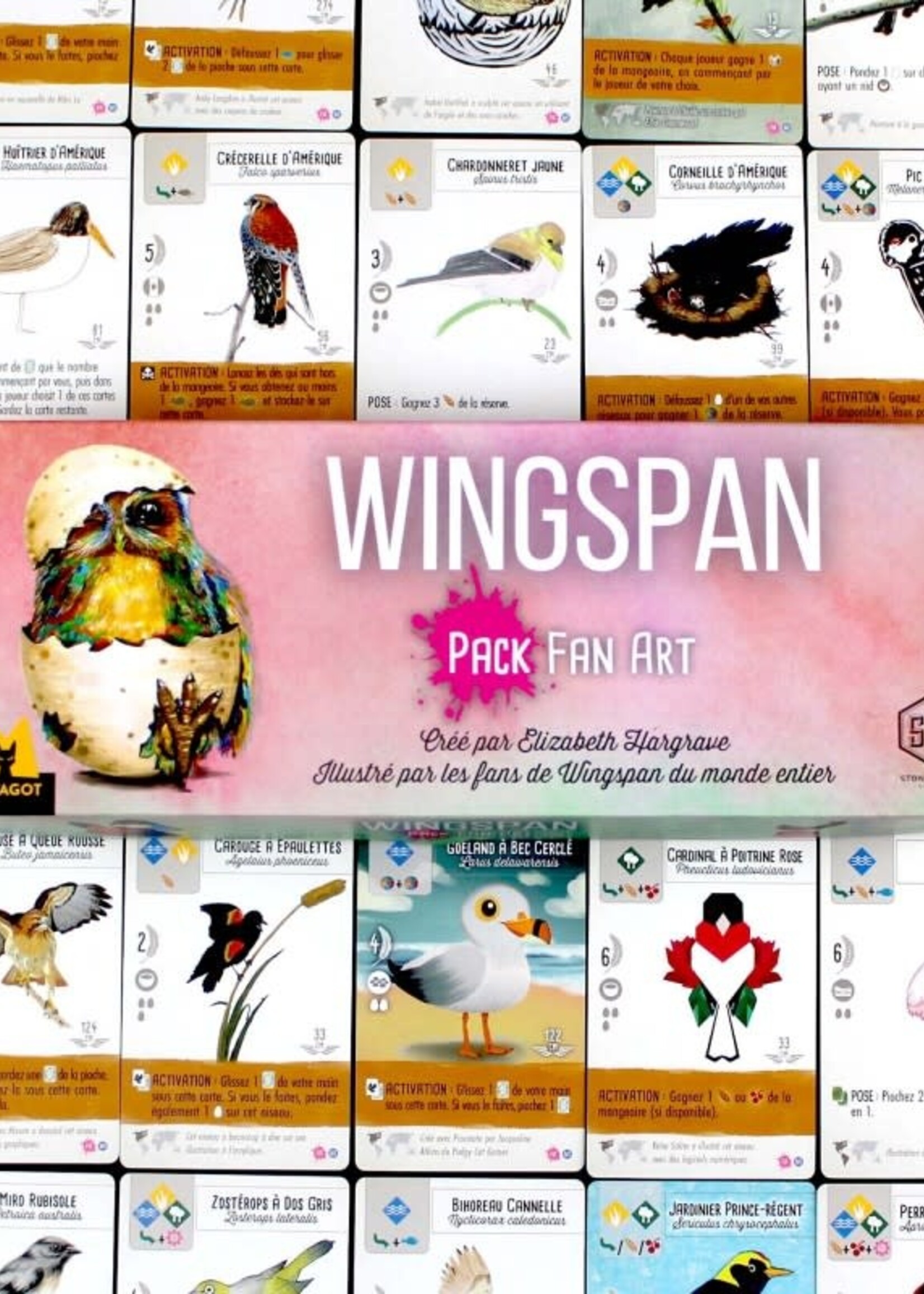 Stonemaier Games Wingspan Fan Art Cards