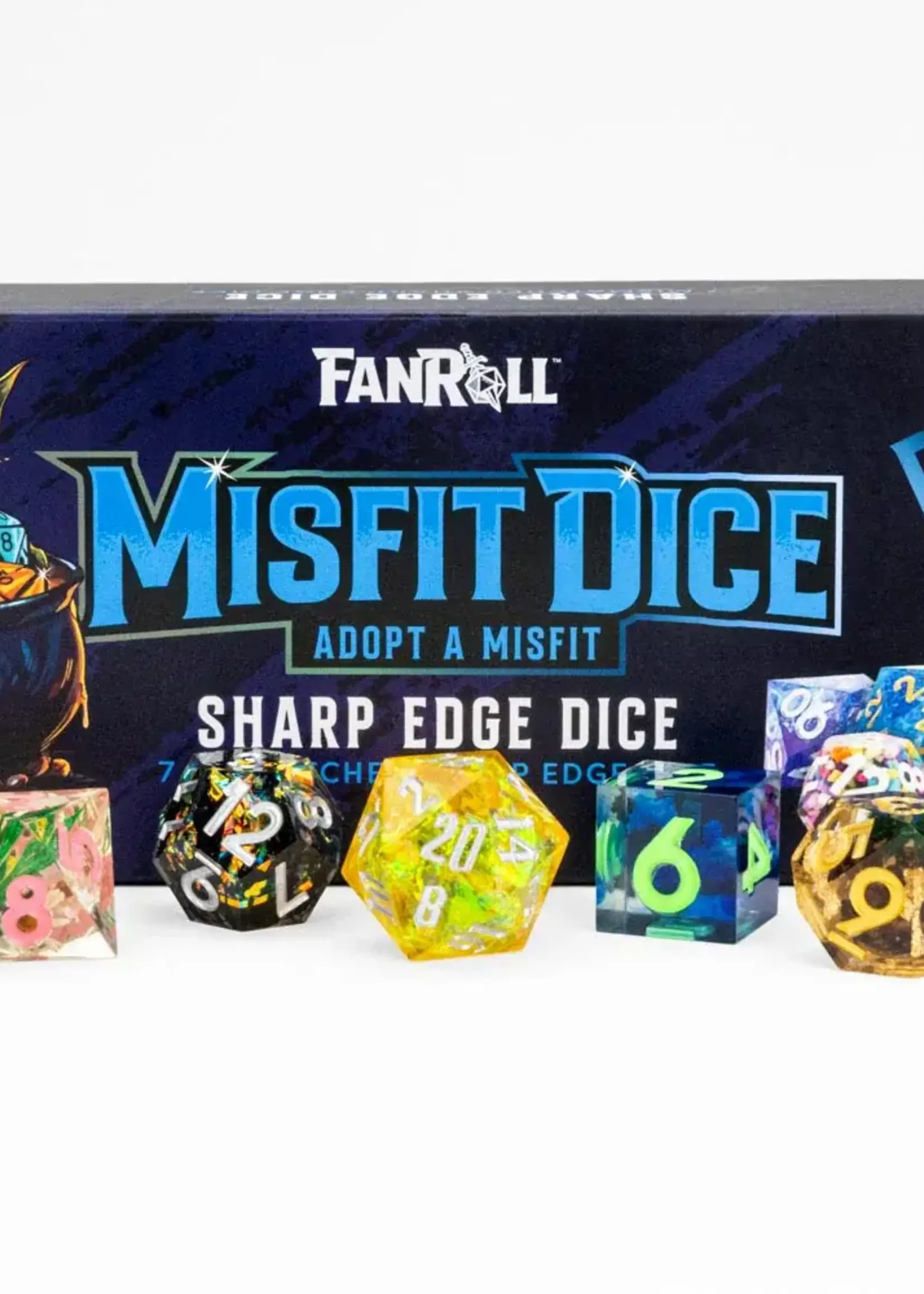 FanRoll by Metallic Dice Games Misfit Sharp Edge Resin